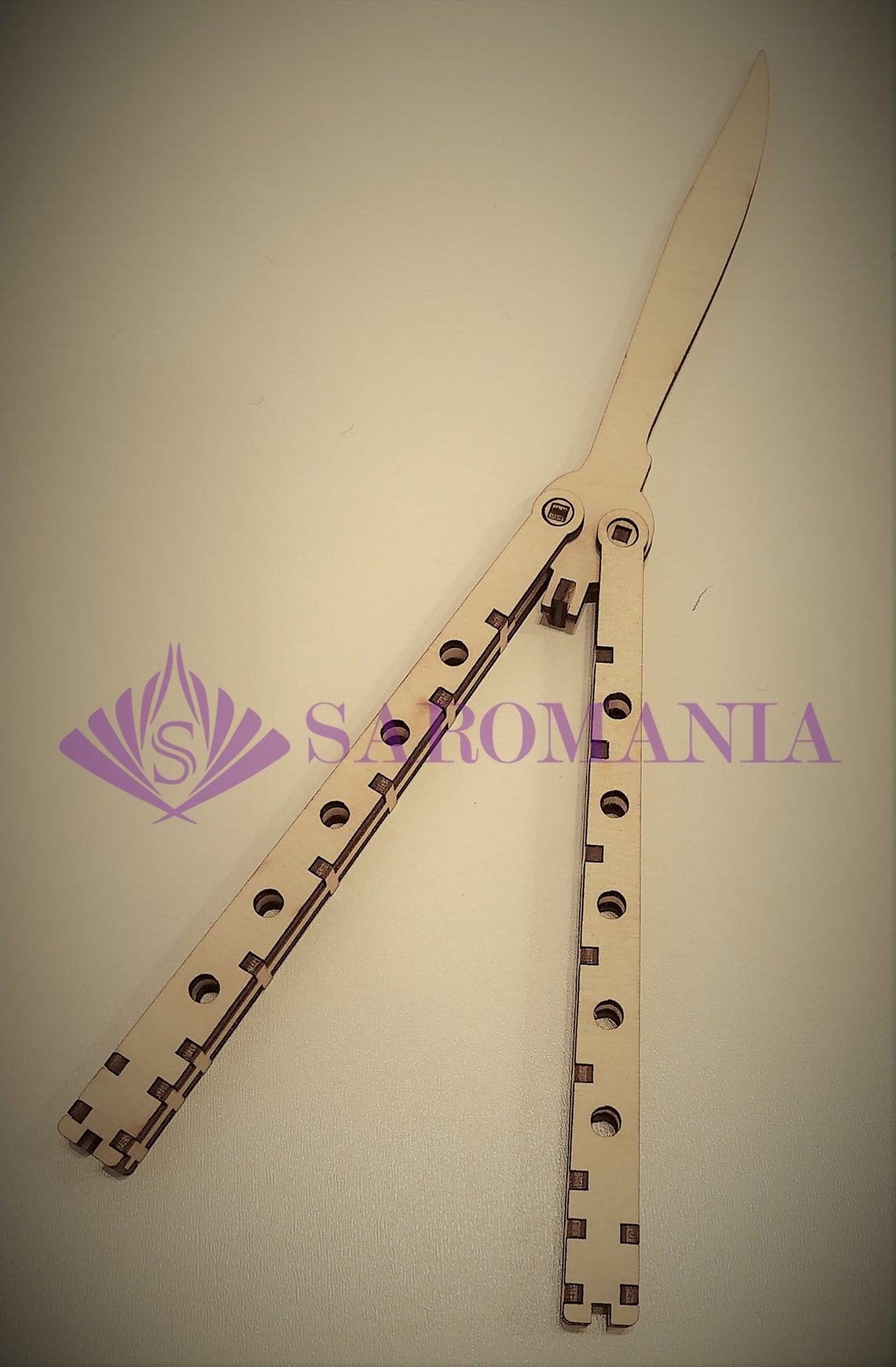 DIY Wooden Butterfly Knife Download Cdr Dxf Pdf VECTOR Pattern Laser DIY Wooden Butterfly Knife Download Cdr Dxf Pdf VECTOR Pattern Laser