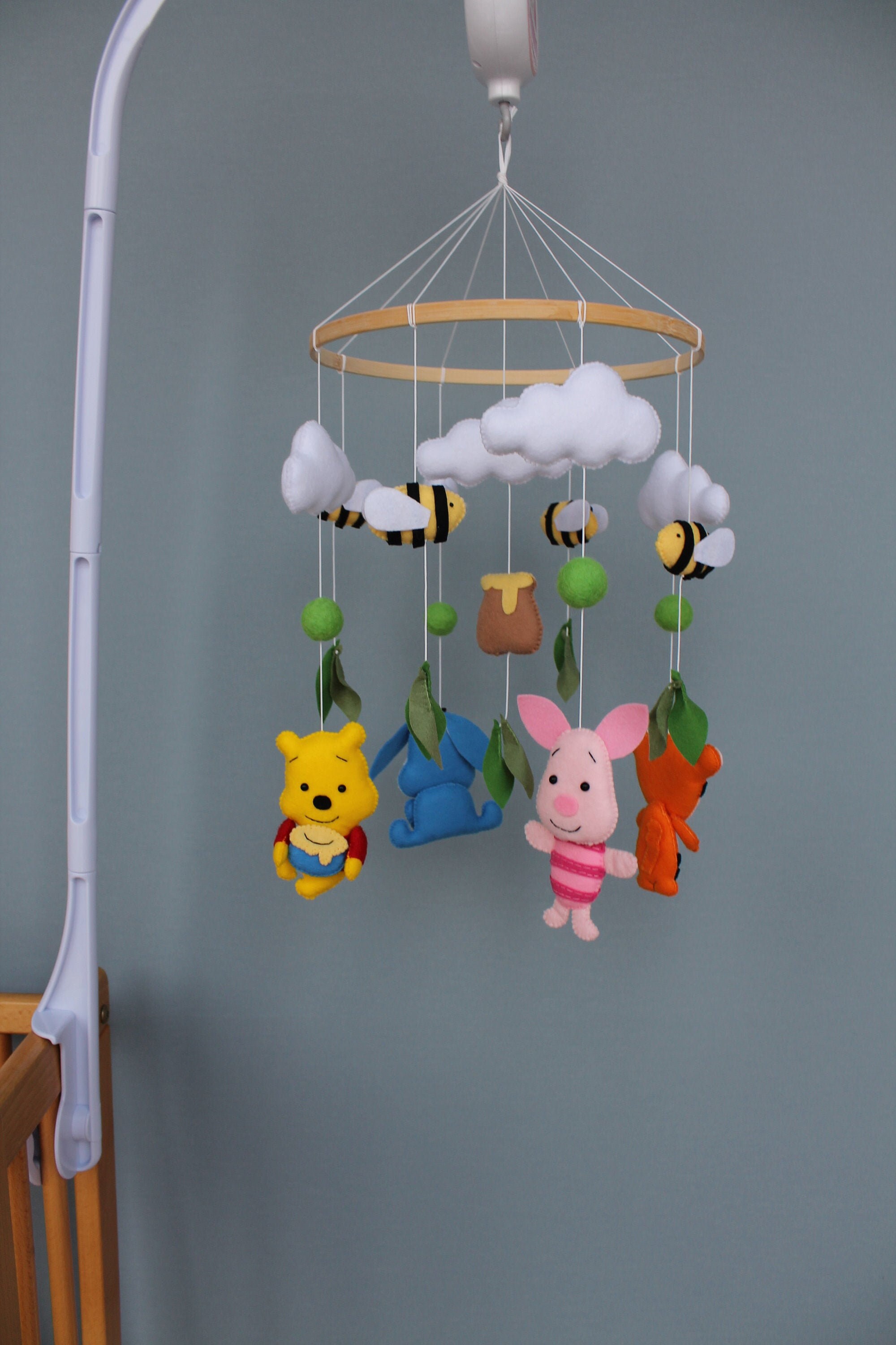 Winnie the Pooh baby mobile Winnie and Tiger baby mobile Etsy