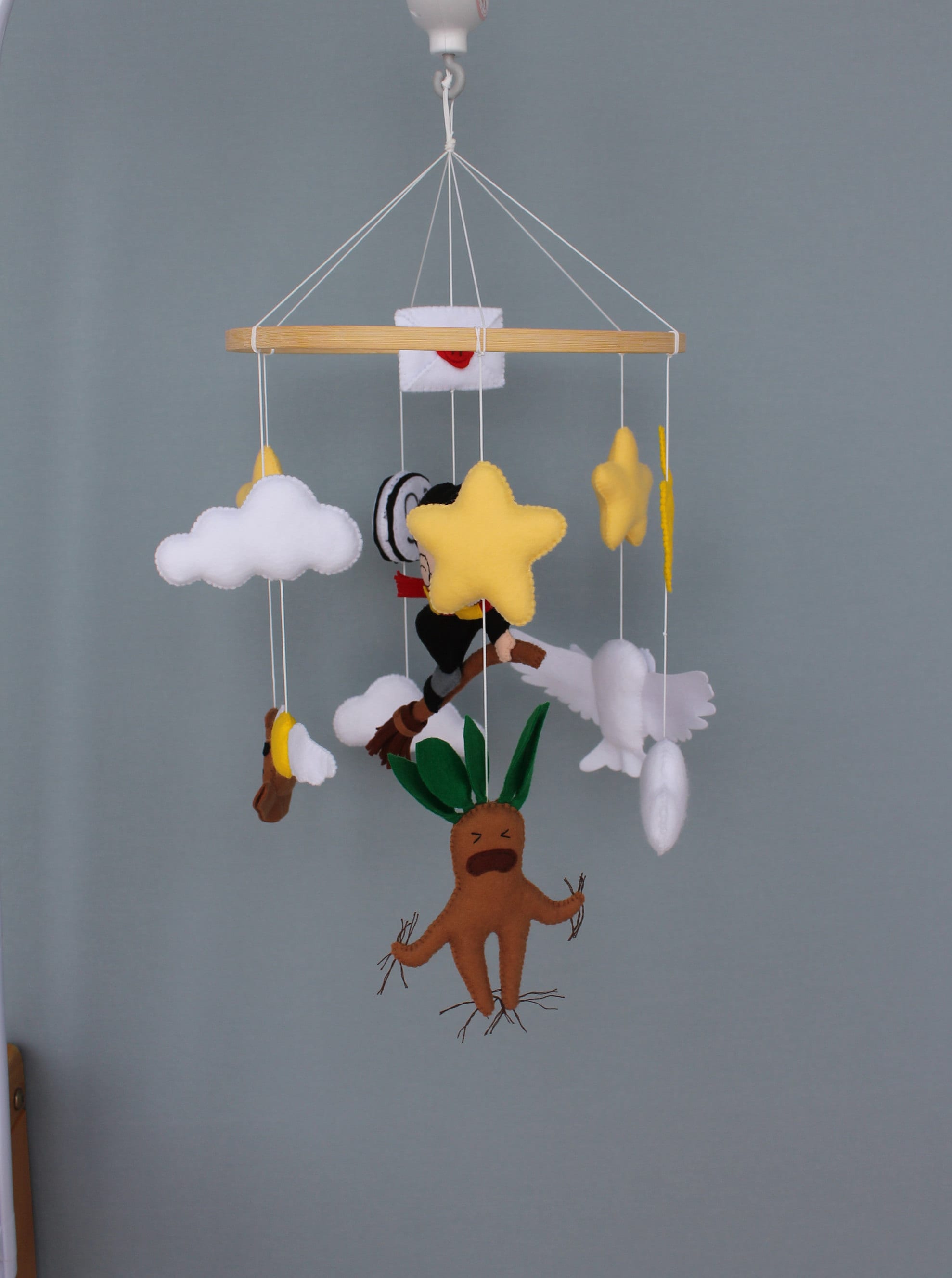 Harry Potter baby mobile Wizards mobile Felt Owl Mobile Etsy