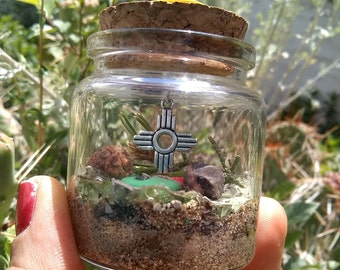 New Mexico in a bottle-Rock & Sand from the Rio Grande River-Taos NM