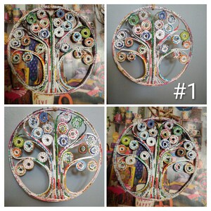 TREE of life-Magazine Art-Ornament-Home decor-Tree wall hanging-Taos NM #1