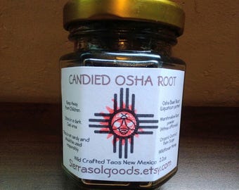 Candied Osha Root-Bear Root-Wildflower Honey-Marshmallow Root powder