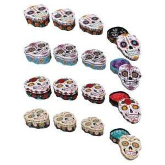 Sugar Skull Gift Boxescalavera4 Styles4 Sizesdia De Los Etsy