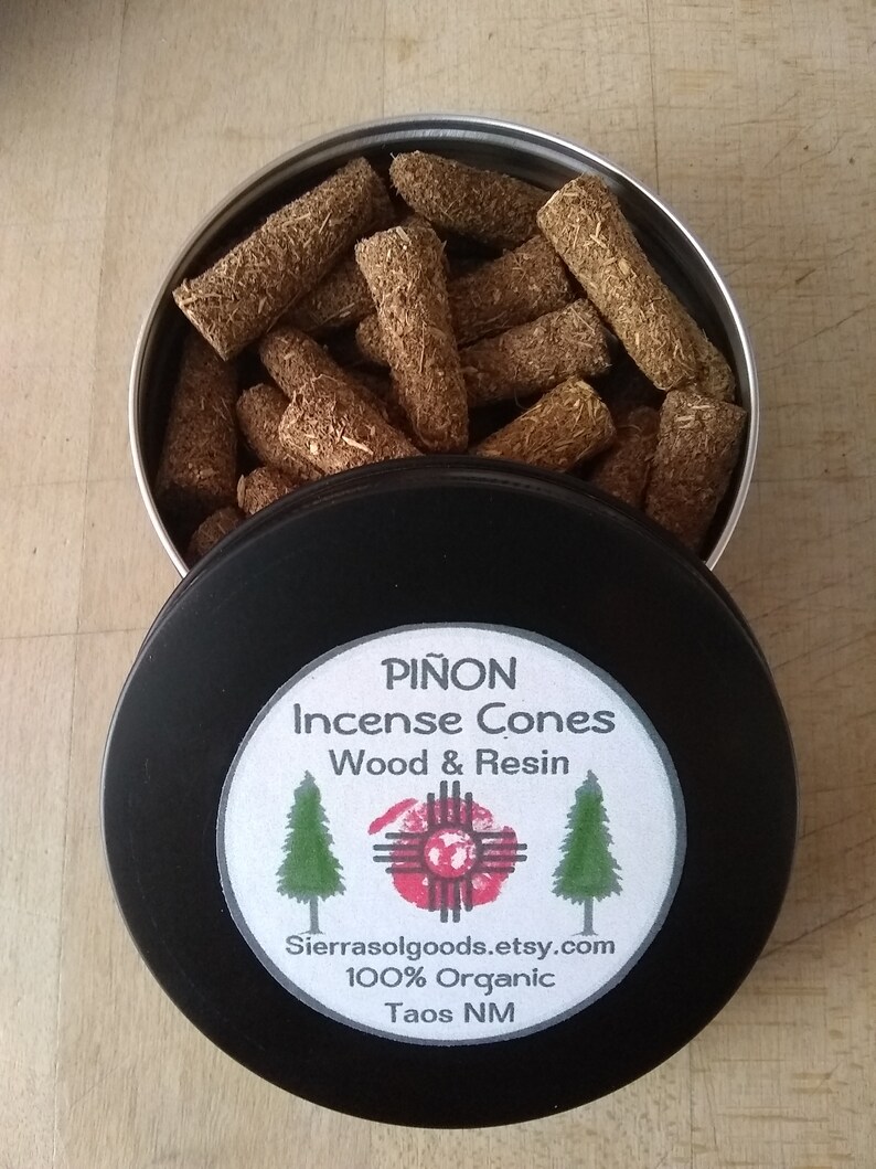 Piñon Incense Conespiñon Resinpiñon Woodherbal Roothand Etsy