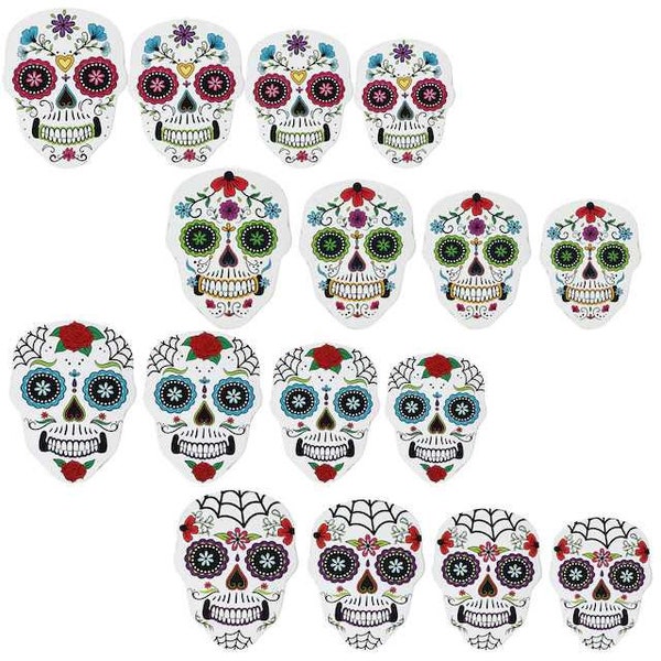 Sugar Skull Gift Boxes-4 styles//4 sizes-Dia de los muertos-Day of the dead-Calavera box-Calavera-Halloween decor-Taos NM