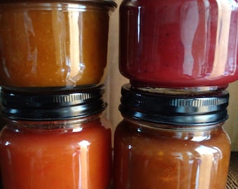 Plum Jam-8oz-Purple-Green Gage-Green Gage & Ginger-Native Plum-Small Batch-Fresh Harvest-Taos NM