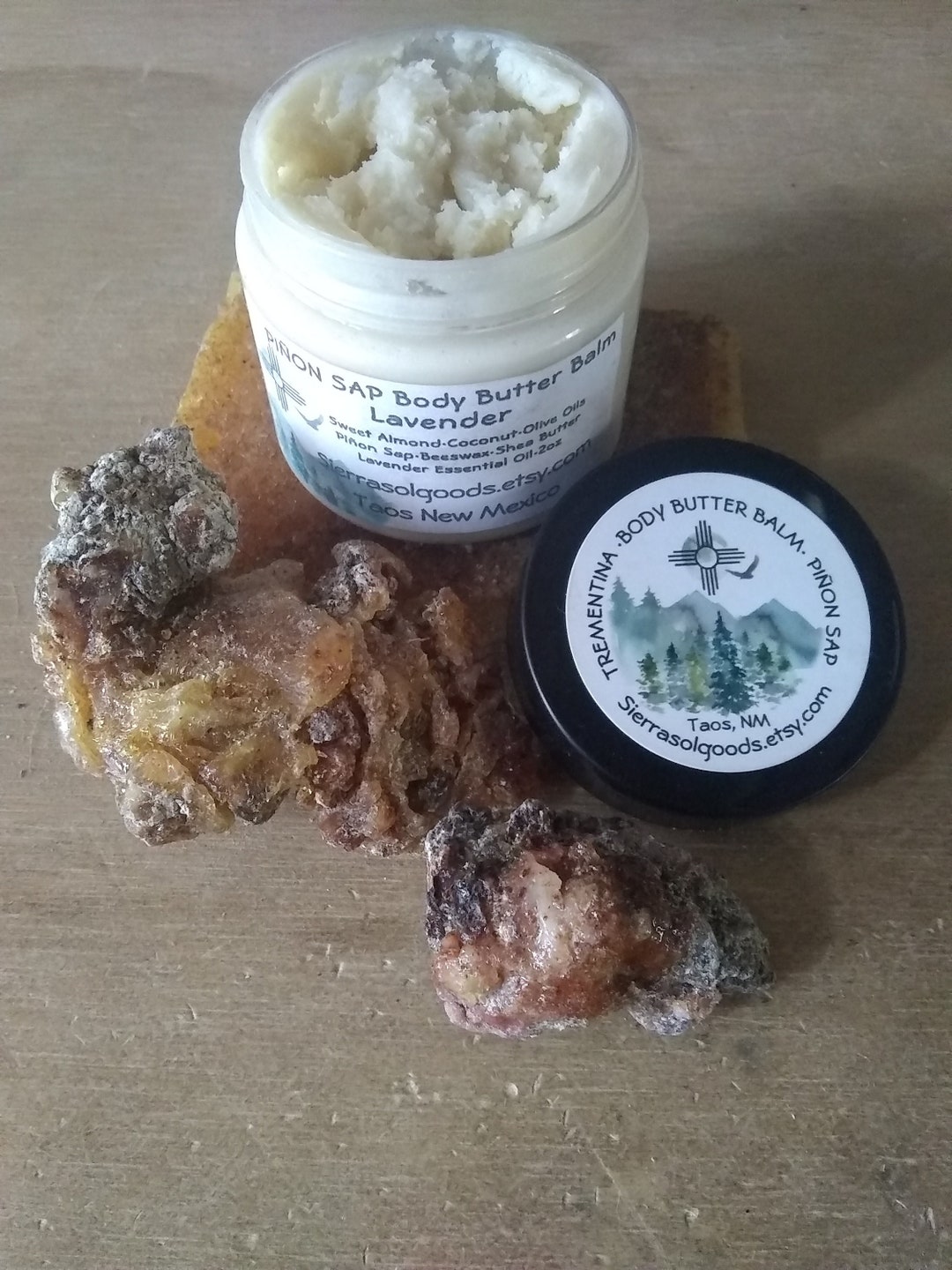 Piñon Sap & ESSENTIAL Oilswhipped Body Butter Balmtrementina1oz2oz