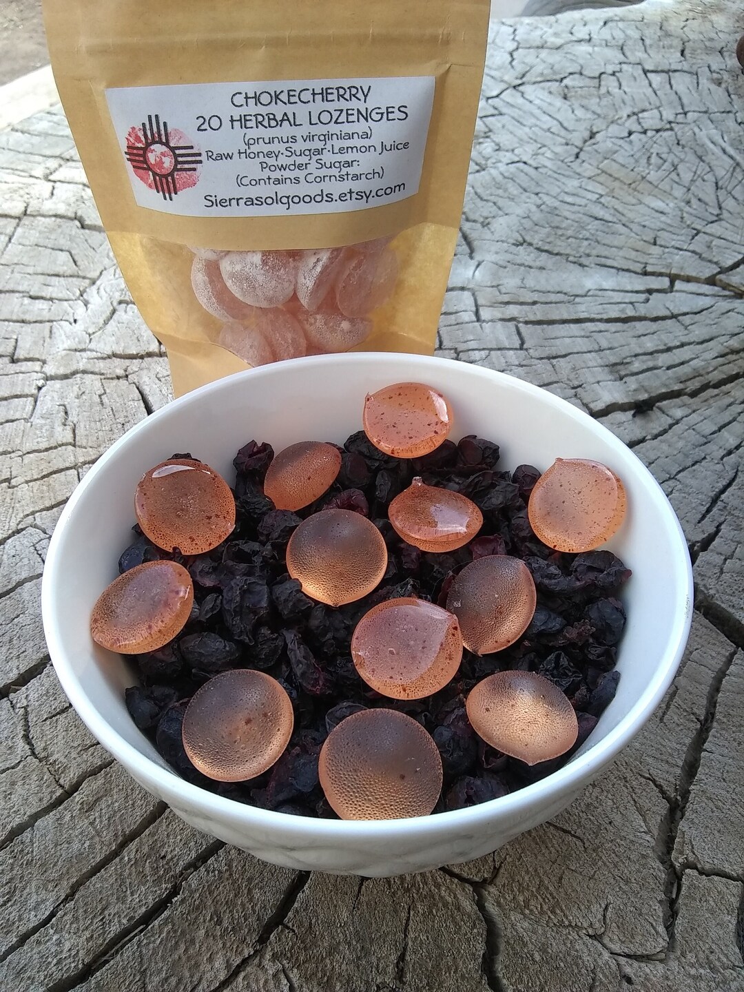 Chokecherry Lozengescandywild Crafted in Taos New Mexicofresh Made