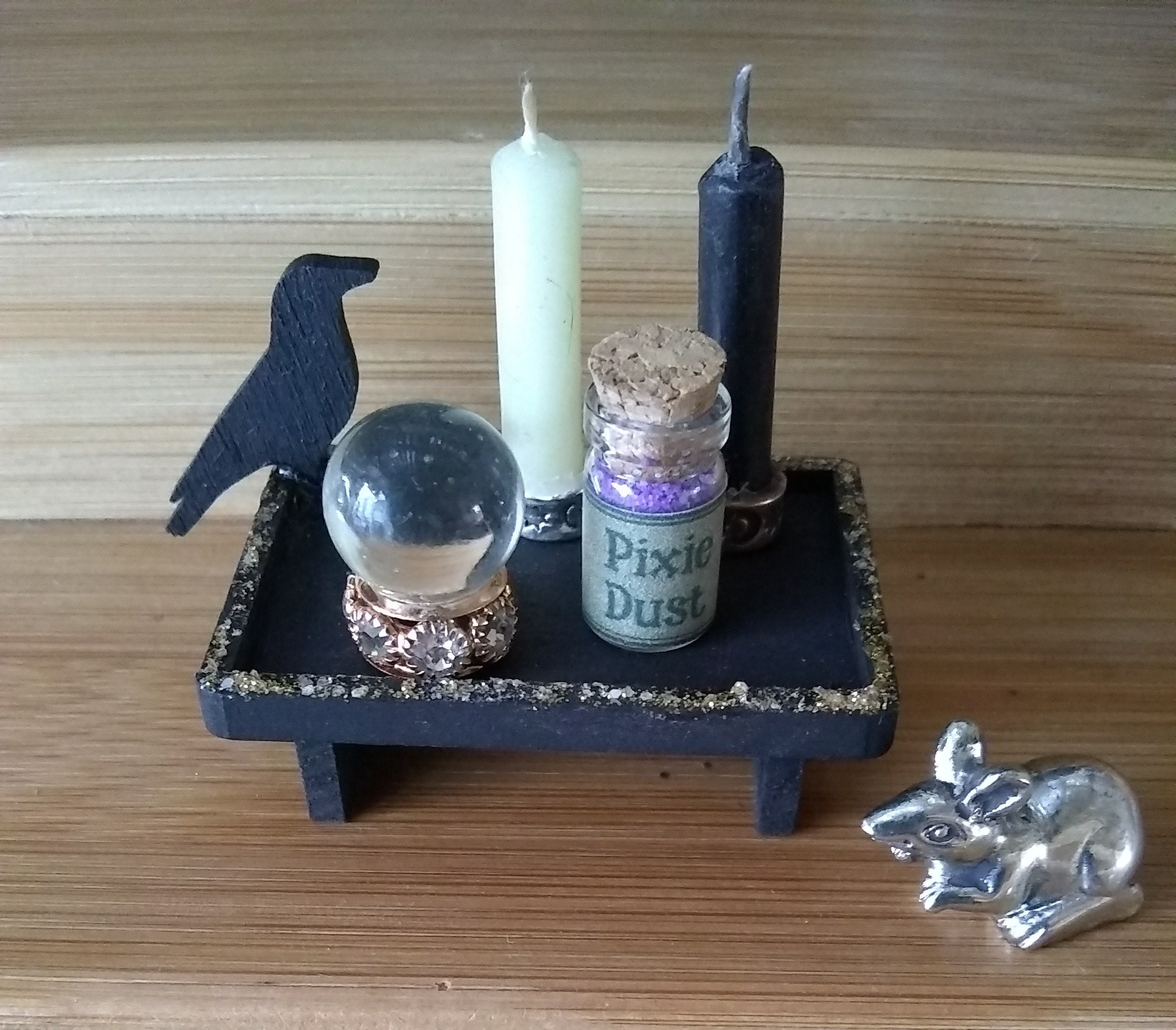 Spelltable Kit Mini Spell Tables-crystal Ball-witch Tools-pagan-witchcraft - Etsy