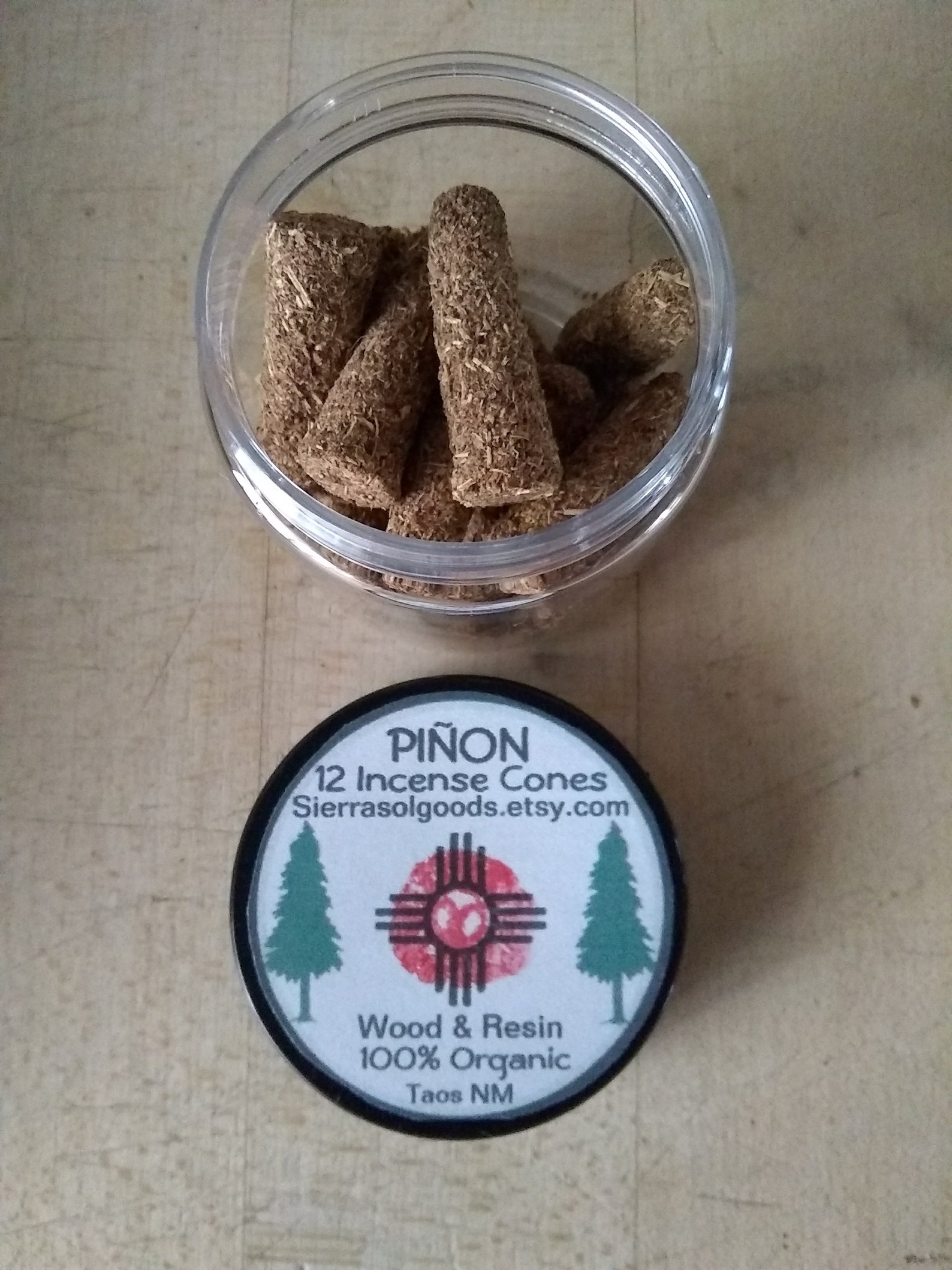 Piñon Incense Conespiñon Resinpiñon Woodherbal Roothand Etsy