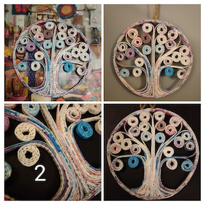 TREE of life-Magazine Art-Ornament-Home decor-Tree wall hanging-Taos NM #2