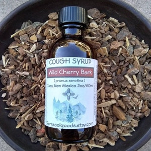 Wild Cherry Bark Cough Syrup-Taos New Mexico-2oz