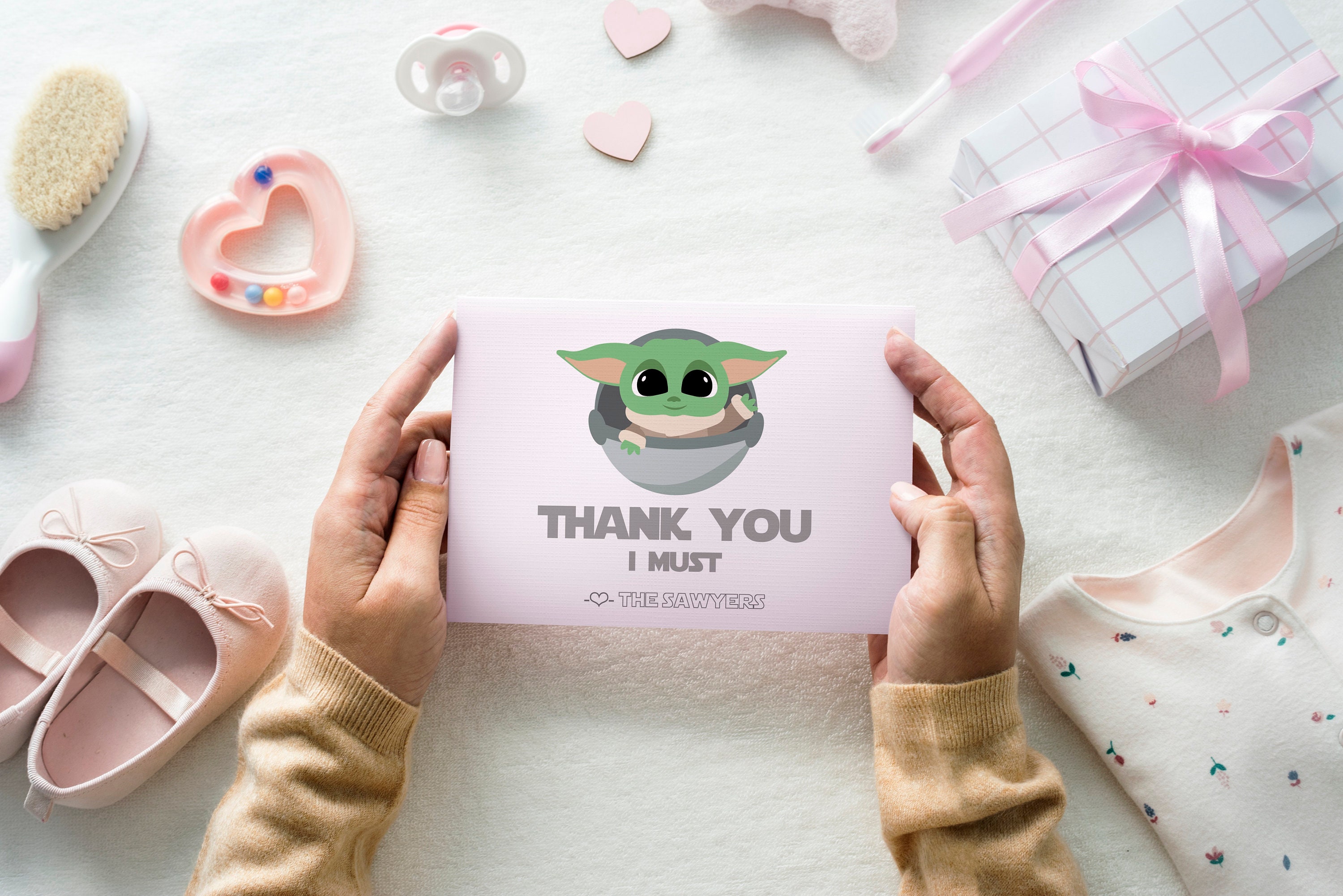 DIY Template Baby Yoda Baby Shower Baby Yoda Shower the Etsy Australia