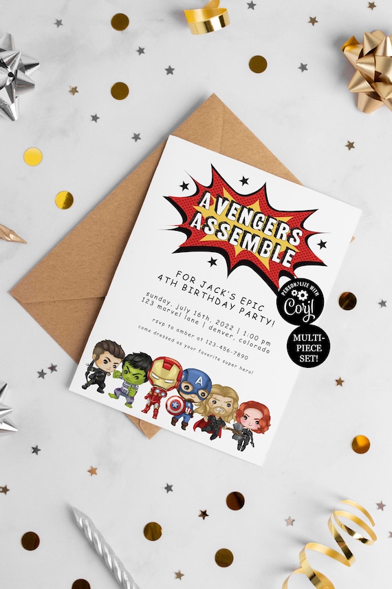 Buy Avengers Birthday Party Pack Avengers Birthday Party Kit
