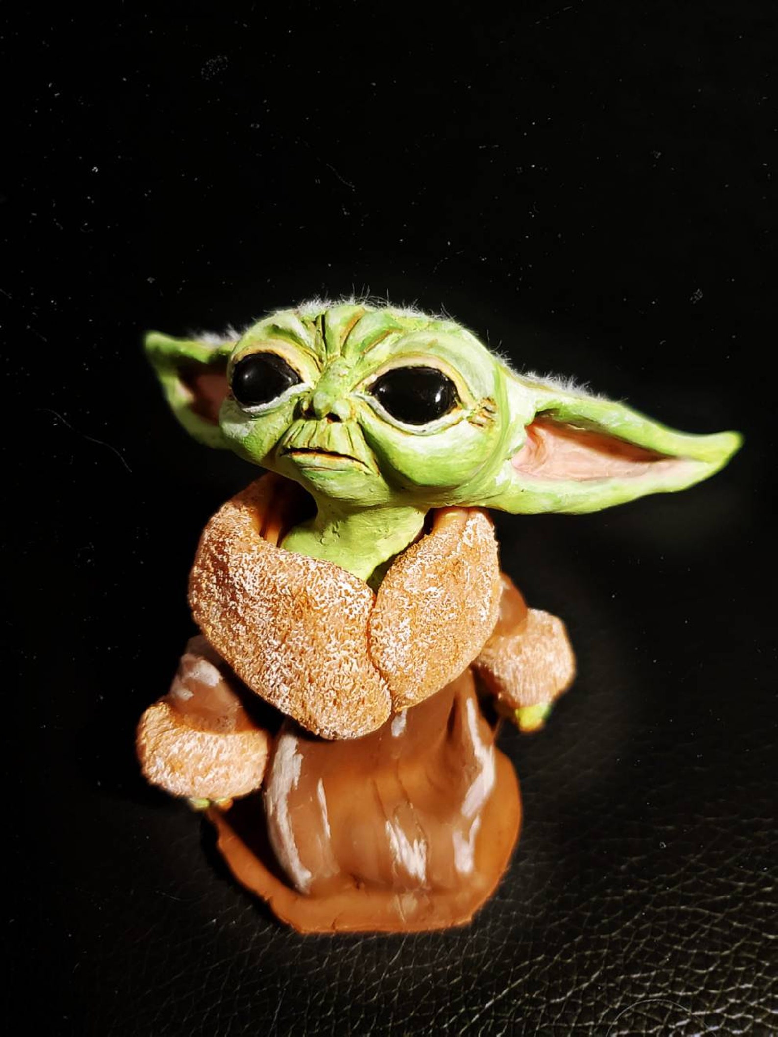 Baby Yoda sculpture Etsy