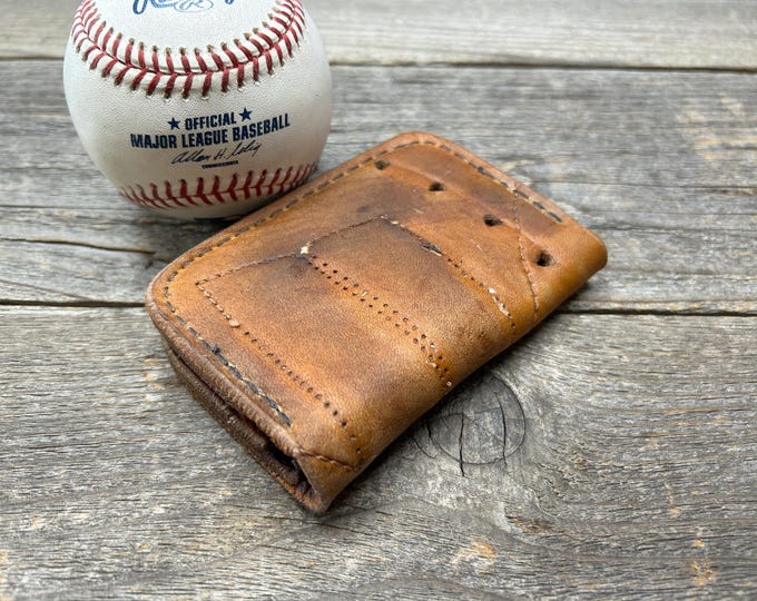 Vintage Baseball Glove Wallet! - Etsy