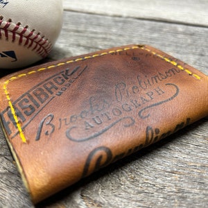 ¡Cartera para guantes de béisbol personalizada con 4 bolsillos!