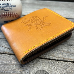 ¡Cartera plegable para guante de béisbol Rawlings Heart Of The Hide Horween!