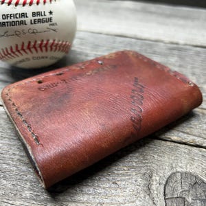 ¡Billetera vintage con guante de béisbol Wilson Pedro Guerrero!