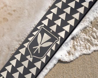 Hawaiian Print Kanaka Maoli Bottle – Reusable Stainless Steel Water Bottle, Island Style Eco Gift