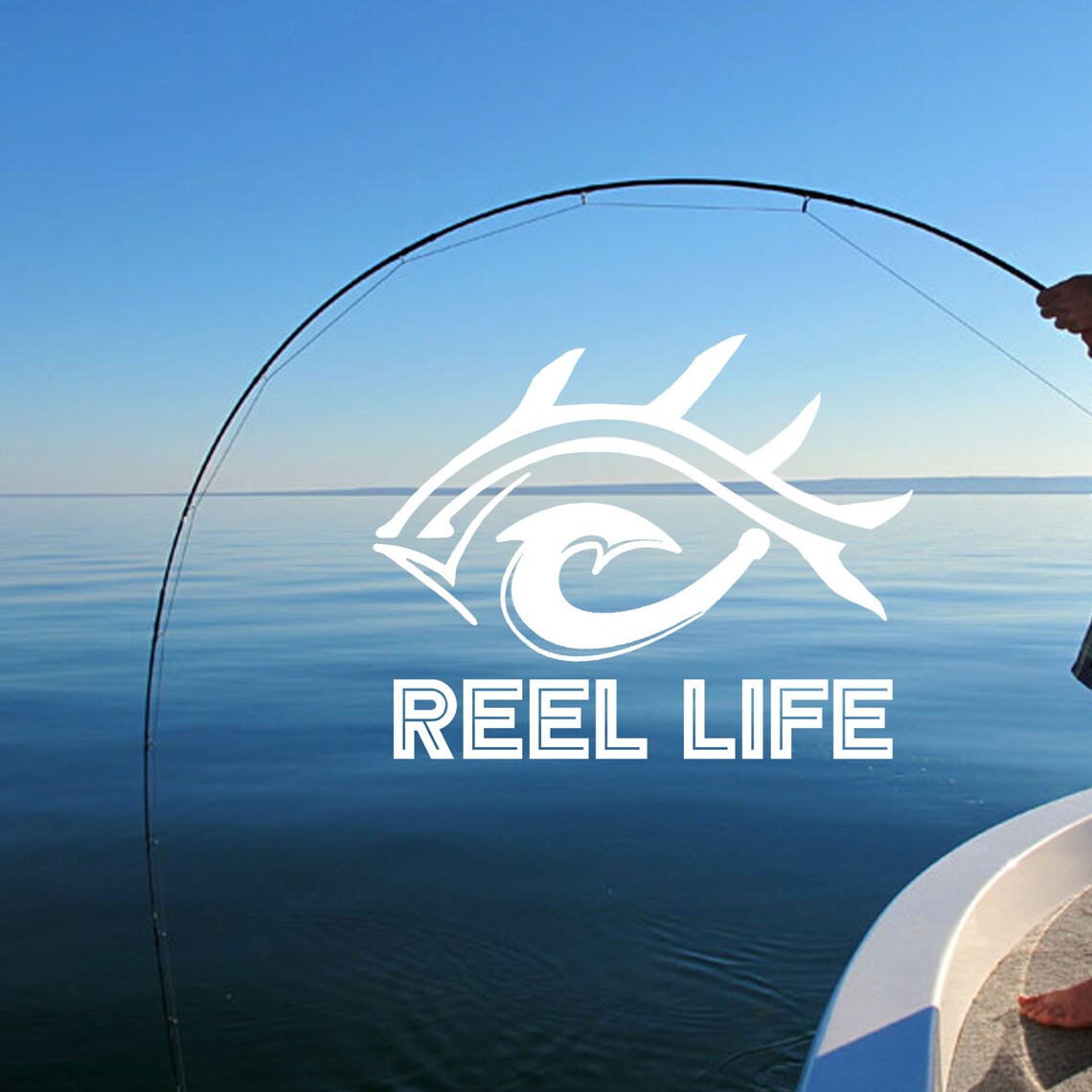 Fishing Vinyl DecalReel LifeStickerfish decal Etsy