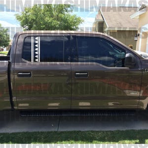 Samoan Print Vinyl Window Decal