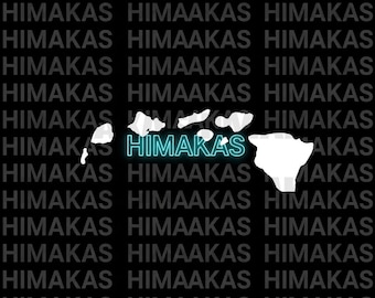 Hawaiian Islands Decal Sticker: Waterproof Car/Laptop Polynesian Decal