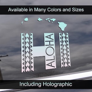 Hawaii-vinylsticker: