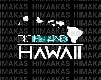 Hawaii Big Island Vinyl Decal Sticker - Waterproof Car/Laptop/Tumbler