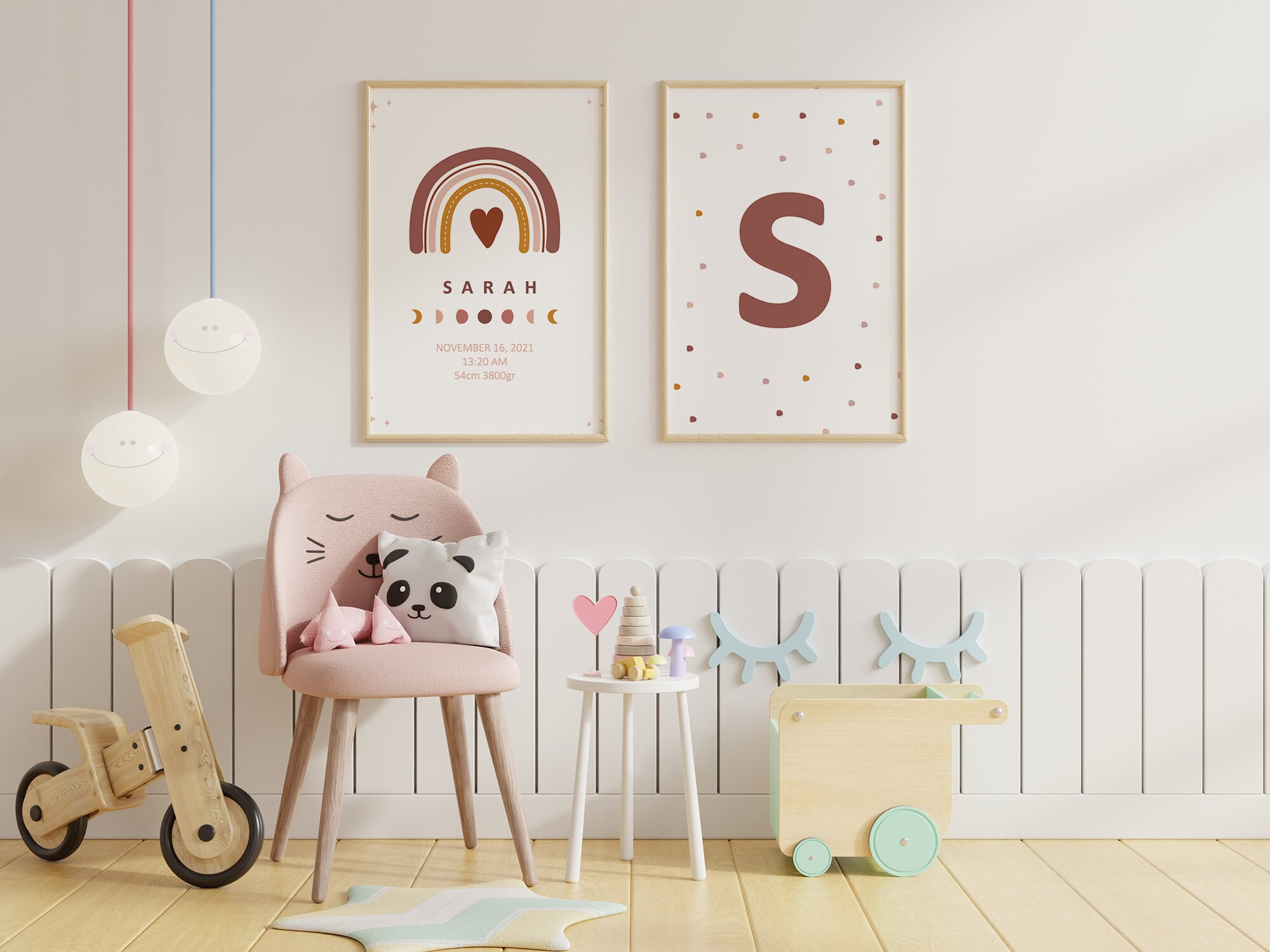 Custom Name Print Baby Name Print Nursery Wall Art Custom | Etsy