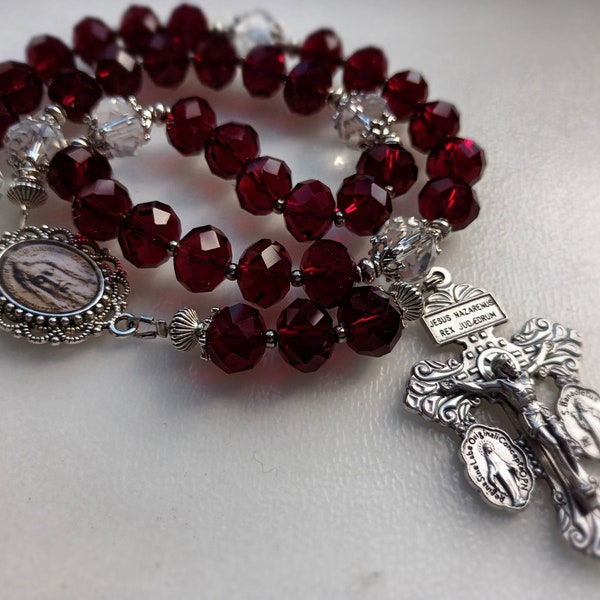 Chaplet Santa Faz -Holy Face of Jesus rosary.