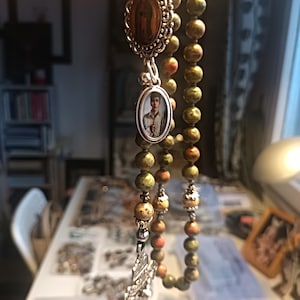 Rosario della Vergine di Guadalupe, crocifisso del perdono, medaglia di San Giuseppe Sanchez del Rio -Rosario della Vergine di Guadalupe- Rosari Cattolici-