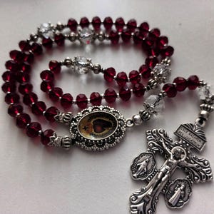 Sacred Heart of Jesus Catholic Rosary with Forgiveness Crucifix - Sacred Heart of Jesus Catholic Rosary- image 5