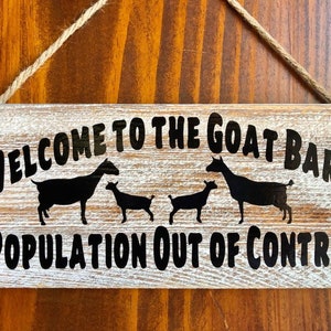 Goat Barn Sign