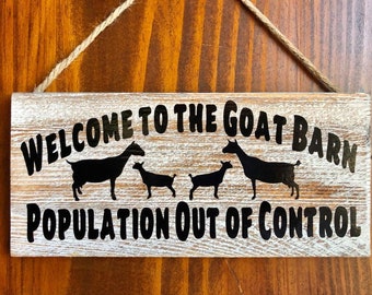 Goat Barn Sign