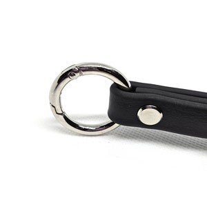 MINI NEON SLAPPER vegan leather bdsm with opening gate ring image 5