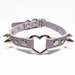 see more listings in the SPIKED HEART COLLARS section