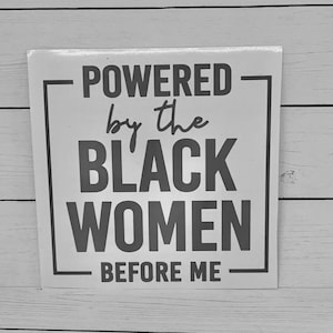 Black history month, black history decal, melanin, black woman, black girl, black woman vinyl decal, tumbler decal, cup decal, car decal
