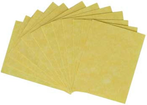 Light Parchment Paper 12 Pack 2 X 2 1/2 OR 3 X 4 Ritual Writing