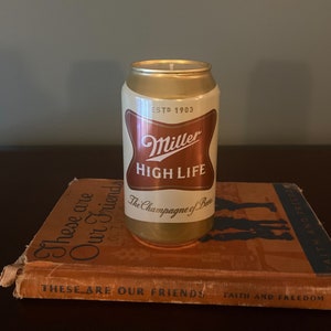 Miller High Life Beer Can Candle - High Life Candle - High Life Can Candle - Champagne of Beers Can Candle - Beer Can Candle