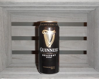 Vela con forma de lata de cerveza Guinness, 473 ml. Vela de cerveza Guinness, vela con forma de lata de soja Guinness, cerveza Guinness, regalo para hombre, vela BYOC (Trae tu propia vela).