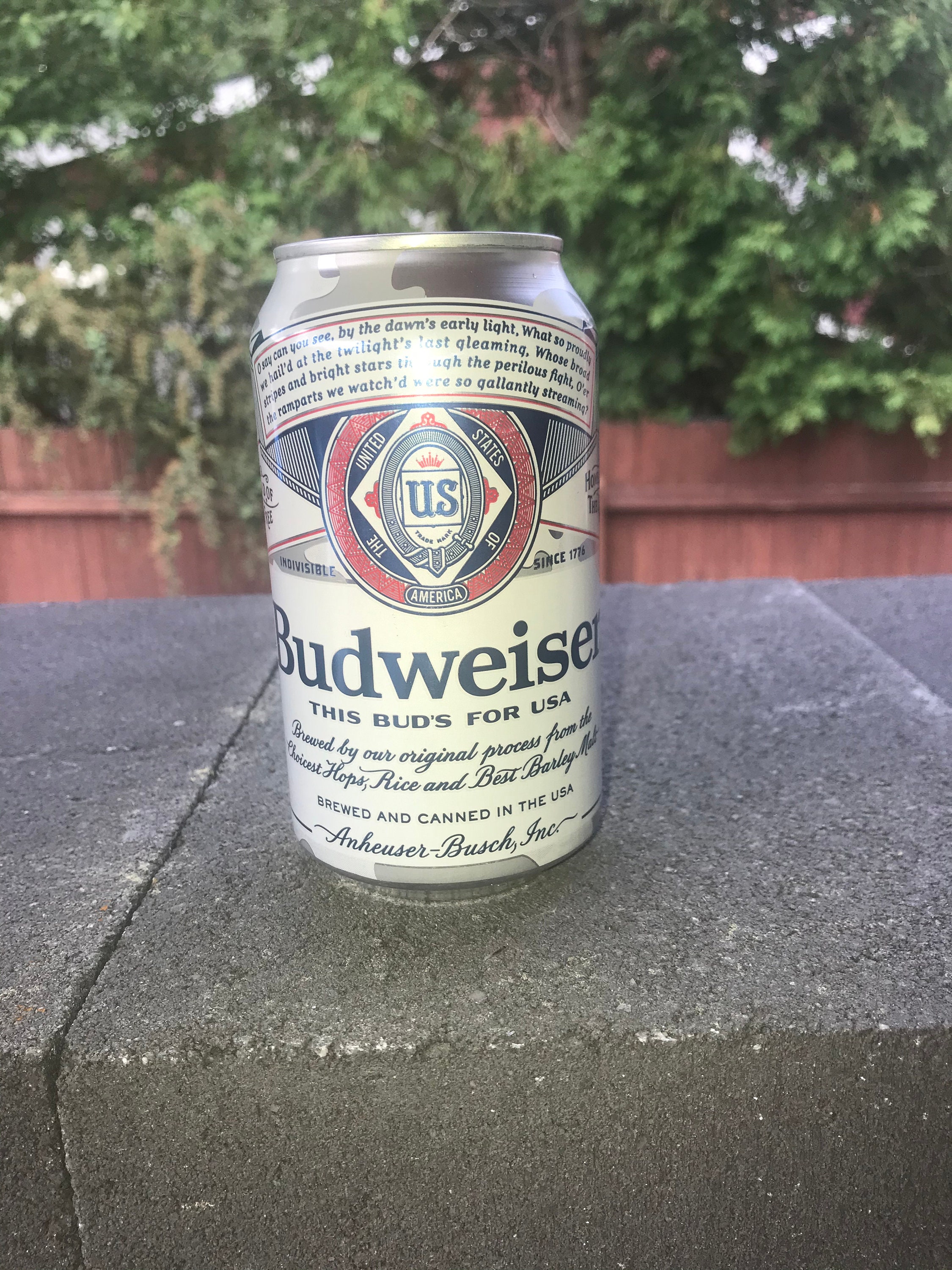 Budweiser folds of honor limited edition can candle folds of Etsy