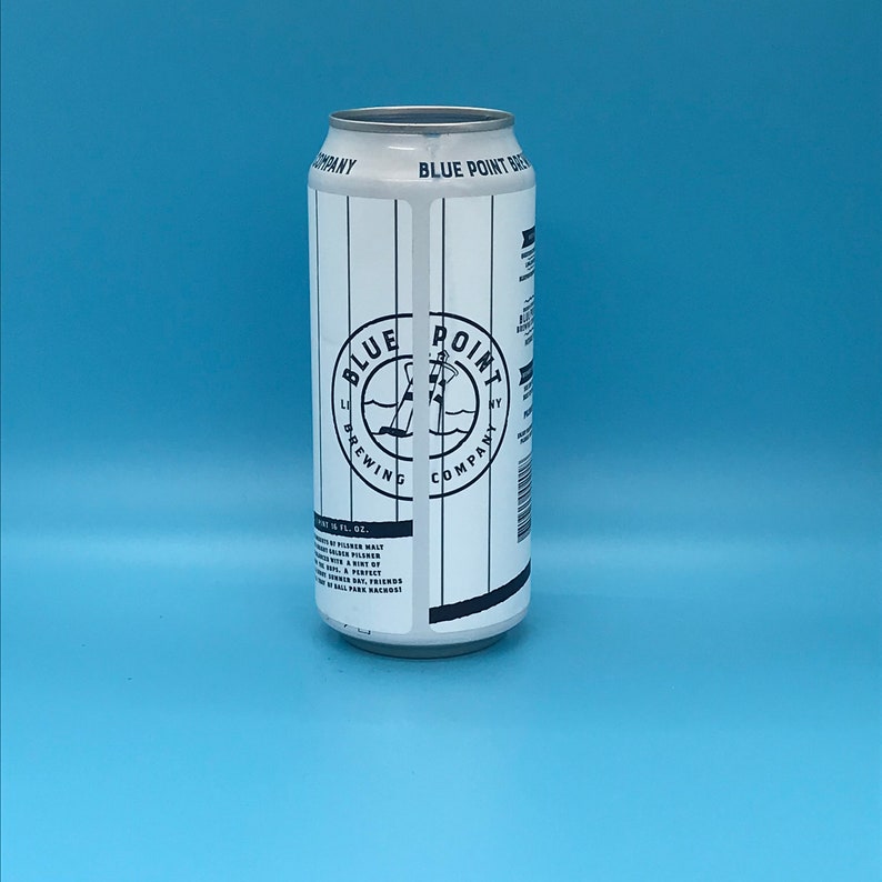 Pinstripe Pils Yankees soy candle beer can candle New Etsy