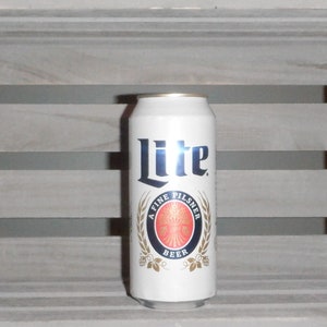 8 oz, 12 oz, or 16 oz Miller Lite can candle, beer can candle, Miller Lite candle, soy wax candle FREE SHIPPING, BYOC Candle Company