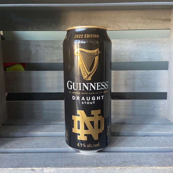 Guinness Beer Can Candle, 16 oz. Guinness beer candle, Guinness Soy can candle, Notre Dame candle, Fighting Irish Candle, Go Irish can