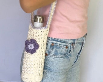 Crochet Water Bottle Bag