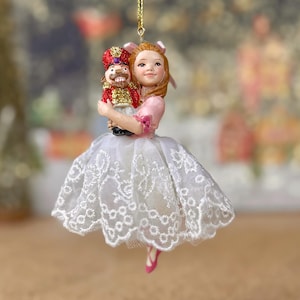 Personalized Nutcracker Christmas Ornament, Nutcracker Girl Christmas Ornament, Nutcracker Suite Clara Ornament, Clara Ornament