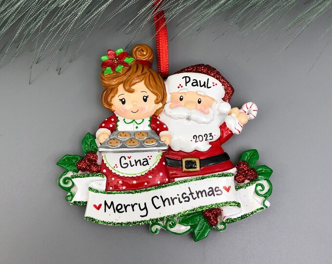 Personalized First Christmas Together Ornament 2023 - Ugly Sweater Couples Christmas Ornament 2023 - Free Customization With Gift Box