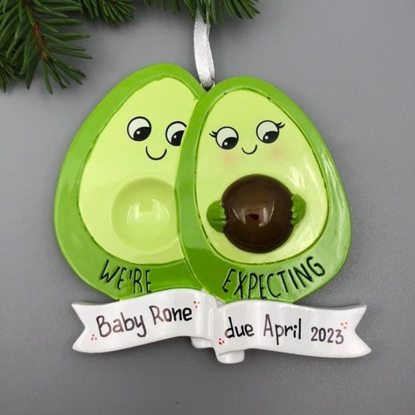 Personalized Expecting Christmas Ornament, Expecting Couple Christmas Ornament, Personalized Couple Ornament, Expecting Parents Ornament
