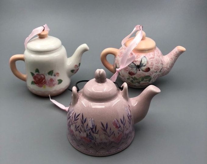 Copper Tea Kettle Ornament Etsy